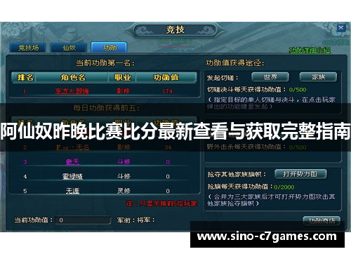 阿仙奴昨晚比赛比分最新查看与获取完整指南